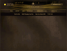 Tablet Screenshot of foxclubfl.com